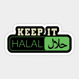 Keep it Halal Sticker